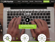 Tablet Screenshot of linkhunter.com